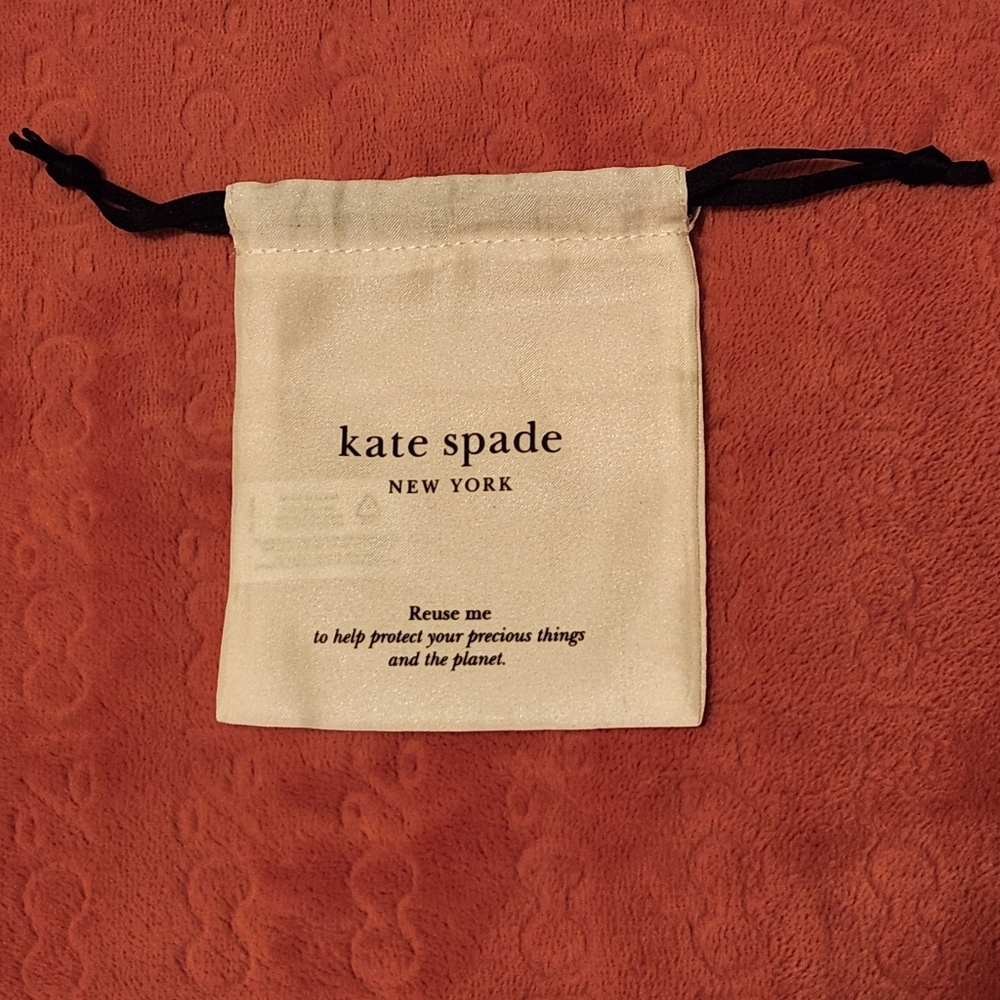Kate Spade Cream Drawstring Pouch NWOT